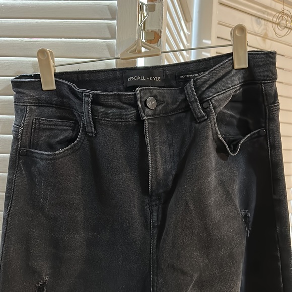 Kendall & Kylie The Icon High Rise Straight Leg Jeans - Picture 2 of 5